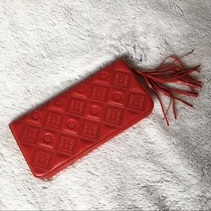 Genuine Leather Red Wallet